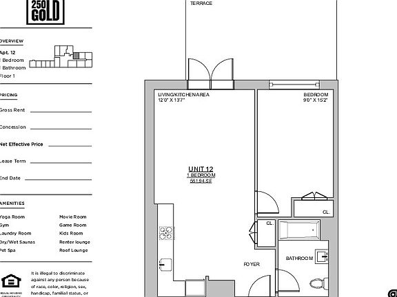 2nd image of 250 Gold St #112