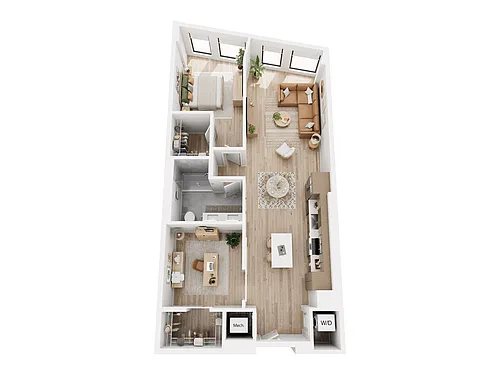Floor plan A14 + Study