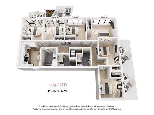 Floor plan W