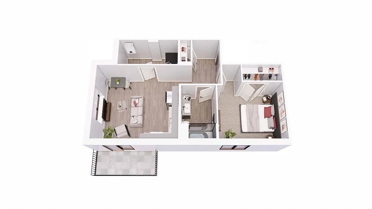 Floor plan 1C