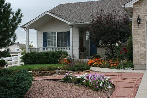 Front Landscaping and Deck
