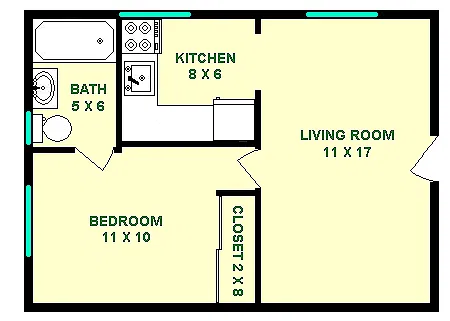 Floor plan Longfellow