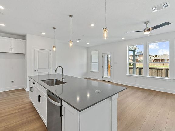 Kitchen Open to Gathering Space