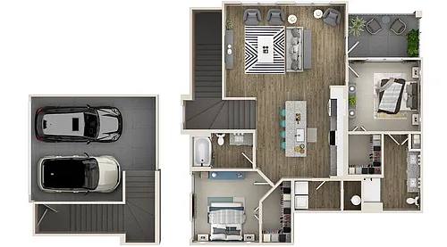 Floor plan CH - 2B
