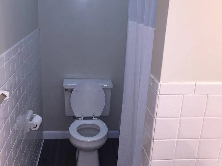 Bathroom looking in