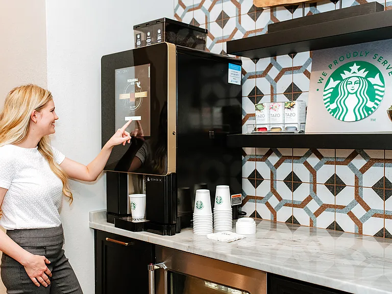 Starbucks coffee bar