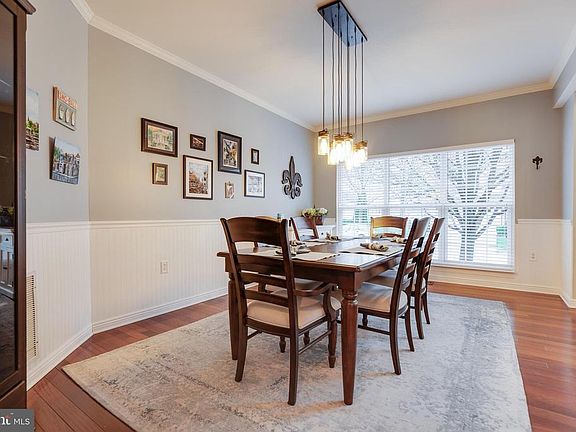 Dining Room with Custom Paint