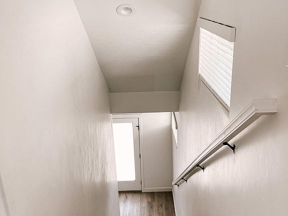 Stairwell and front door