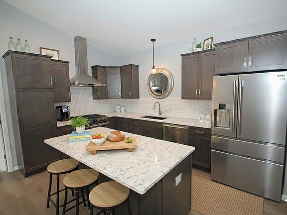 Kitchen virtually staged