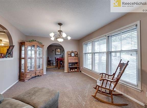 Living Room Open to Family Room