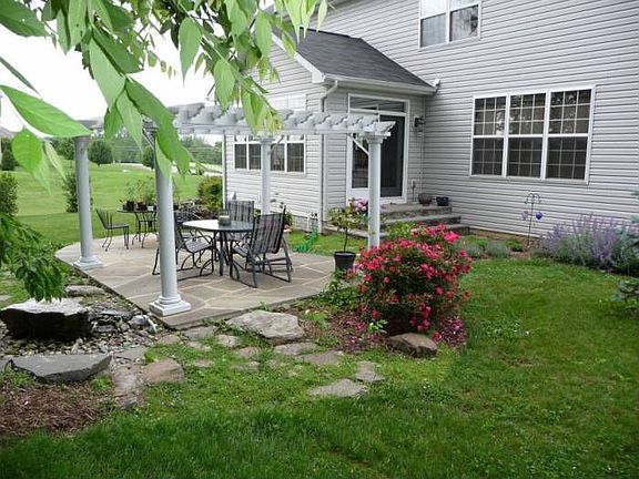 House Rear Stone Terrace