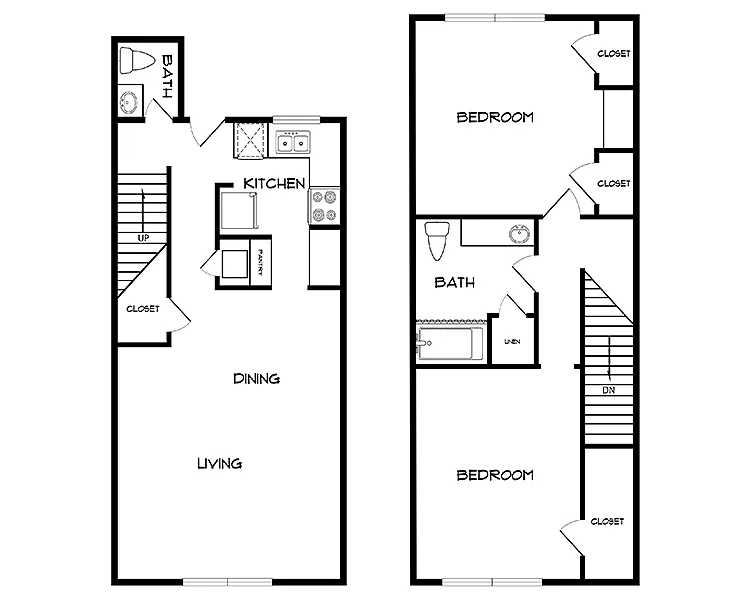 Floor plan B2-2X15