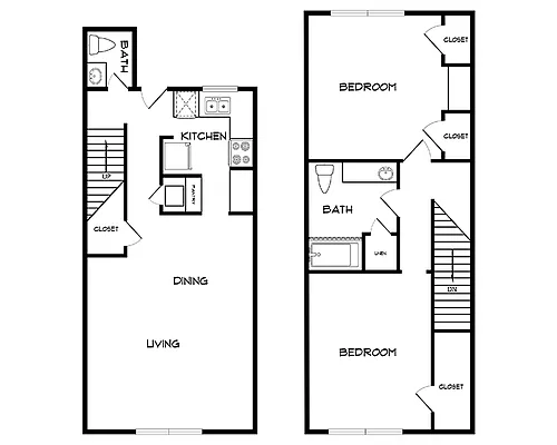 Floor plan B2-2X15