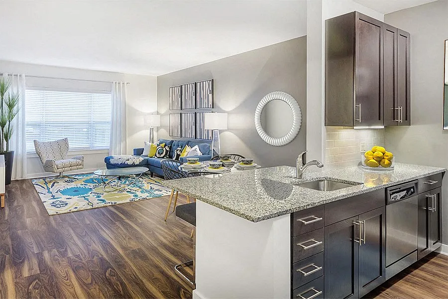 Expansive layouts with 9' ceilings and luxury vinyl plank flooring