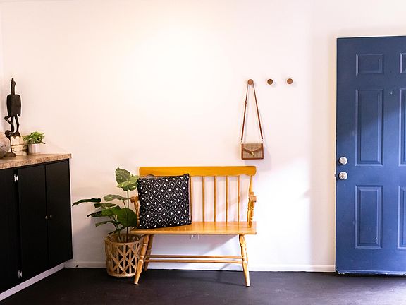 Front entry and kitchen pass thru