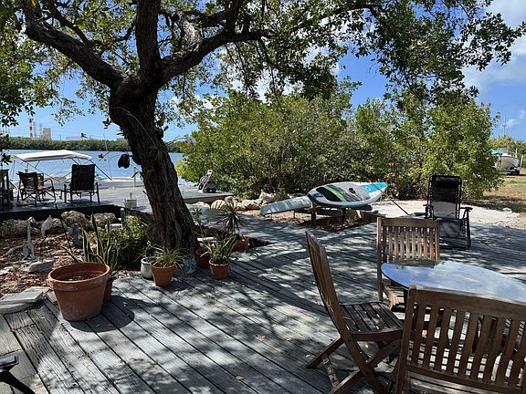 Lots of backyard decking for your use.