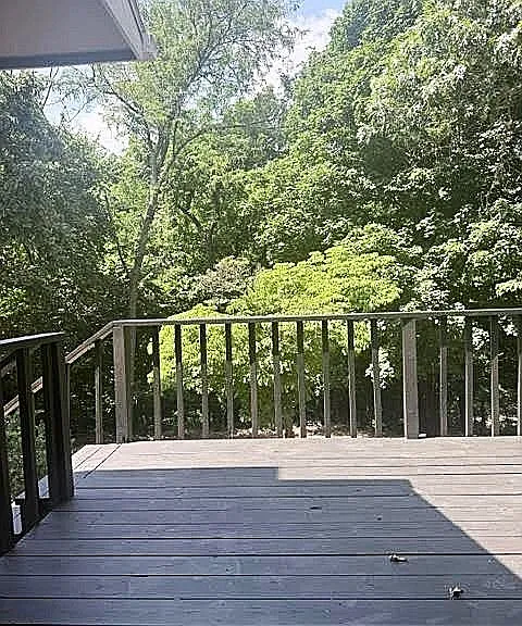 Amzing views or the wooded back yard leading to the creek