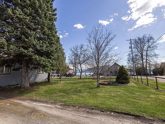 Side yard looking at lake