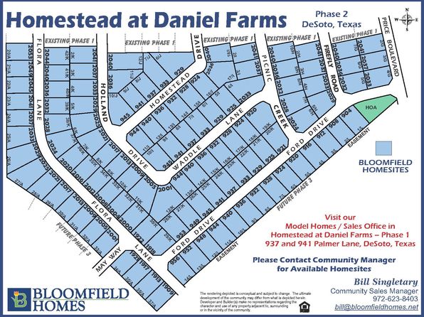 Rockcress Plan, Homestead at Daniel Farms