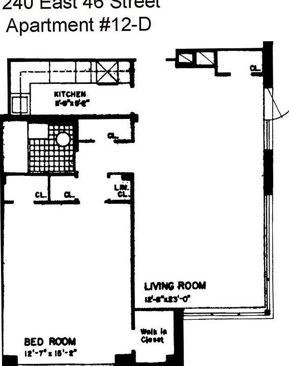 1st image of 240 E 46th St APT 12D