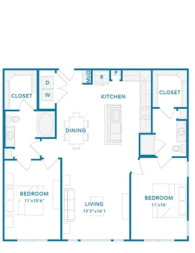Floor plan CW
