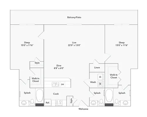 Floor plan Chesapeake