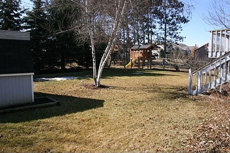 Enjoy your large back yard.  Perfect for entertaining.