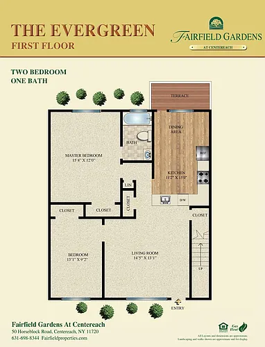 Floor plan Evergreen Lower