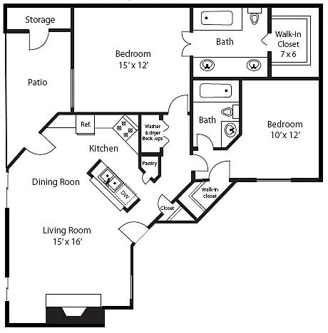 Floor plan B2