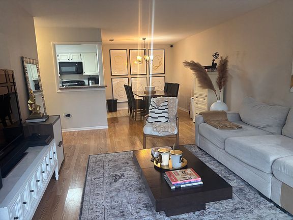 Large family room opens up to dining room and kitchem