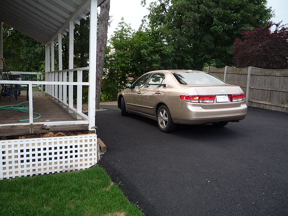 new driveway/leveled land