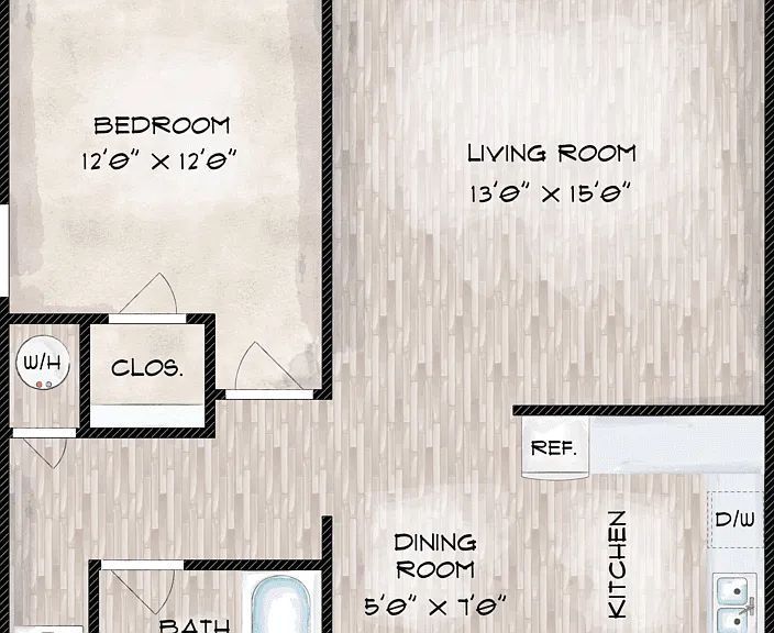 Belsite Deluxe Floorplan Diagram