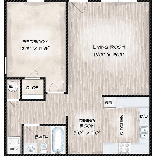 Floor plan Belsite Deluxe