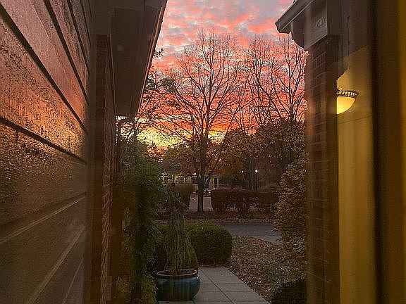 View from front door