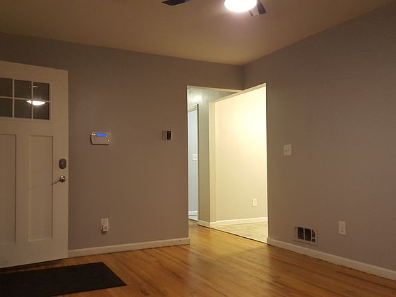 Open living room with model fixtures