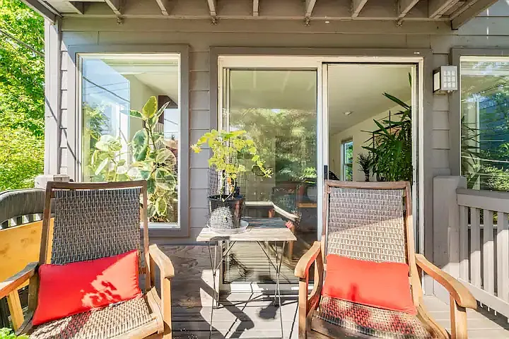 Front porch - two rocking chairs