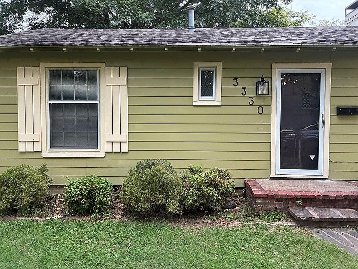 Front of house newly painted