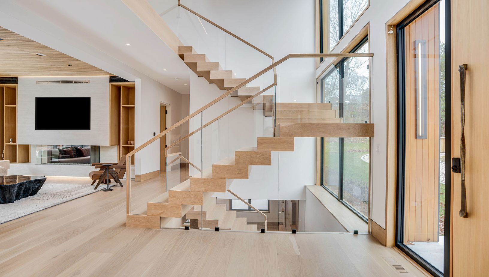  Floating Oak staircase