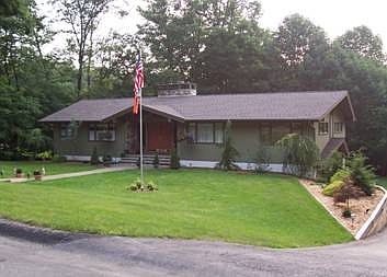 Landscaped front yard