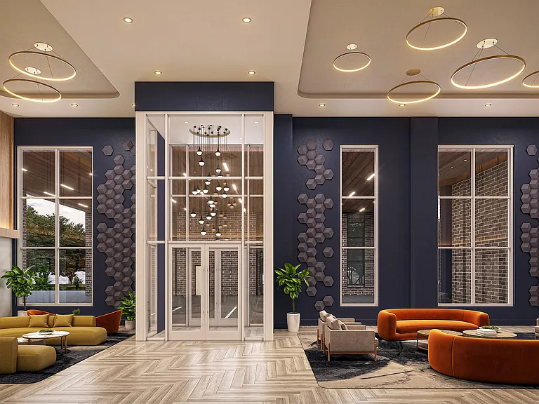 Rendering of the Phase II Lobby