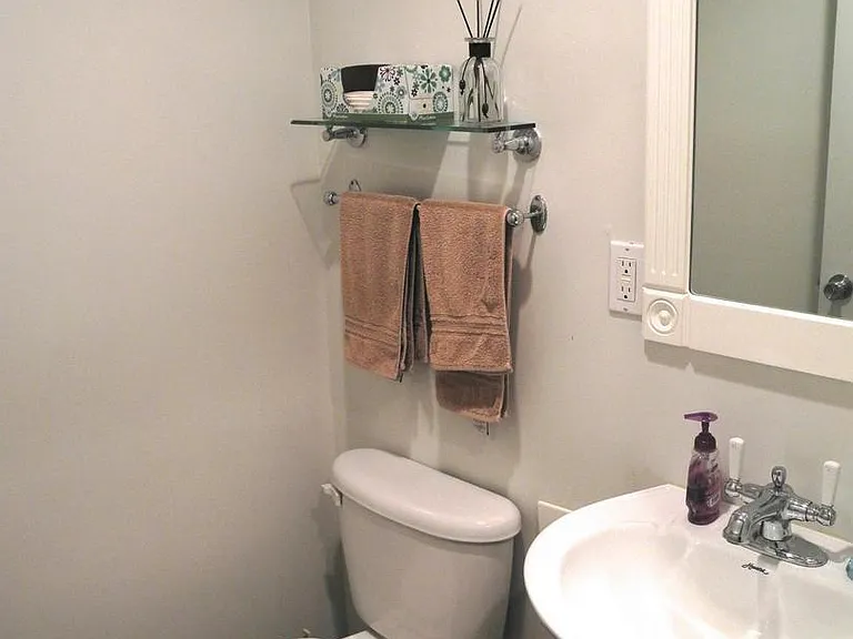 1st Floor: 1/2 bath at rear of house