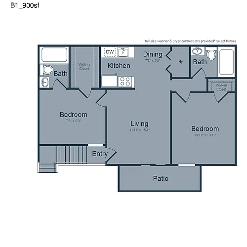 Floor plan B1