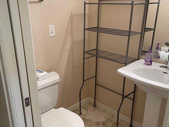 Guest bathroom w/ pocket door