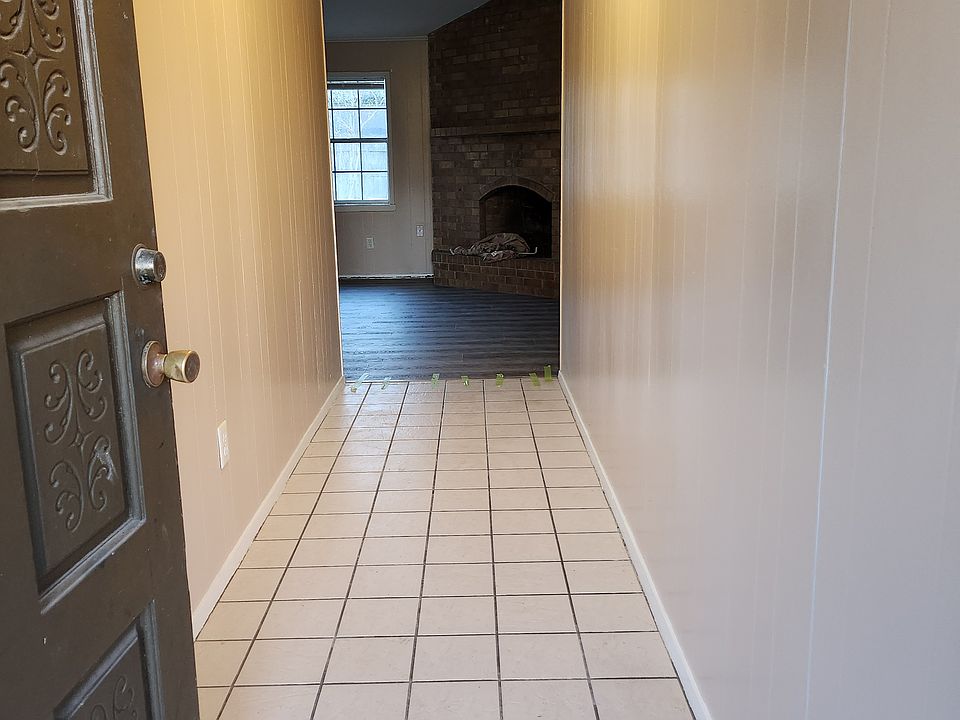 Tiled entry way