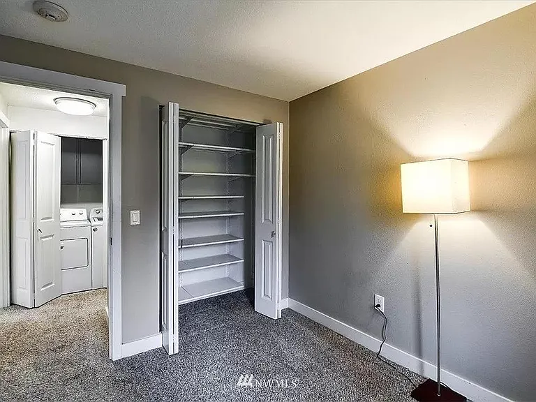 Great second room for a children's playroom, a comfortable office space, or a second/guest bedroom. Tons of closet space!