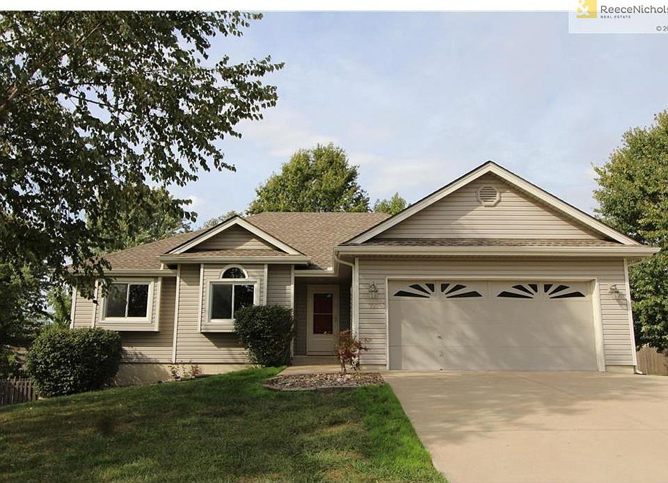 Ranch home with maintenance free vinyl siding, newer roof and windows.