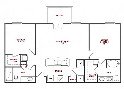 Floor plan Calais