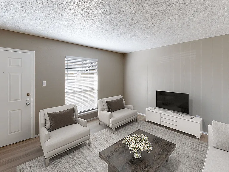 Living Room with Lots of Sunlight!
