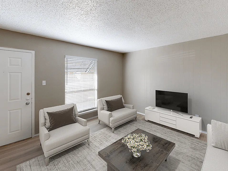 Living Room with Lots of Sunlight!