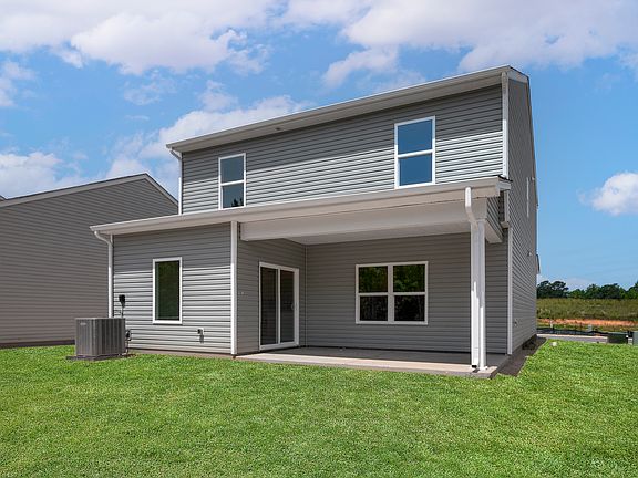 This plan includes a large covered back patio!
